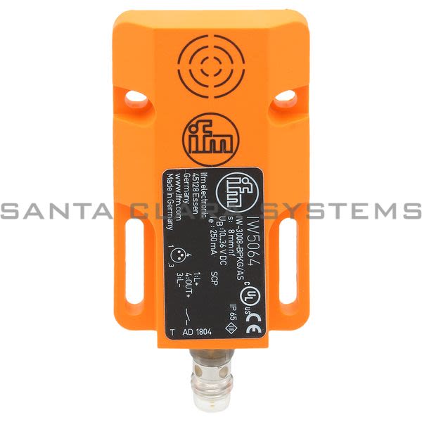 Efector IW5064 Inductive Sensor | IW-3008-BPKG/AS-610-TPS Product Image