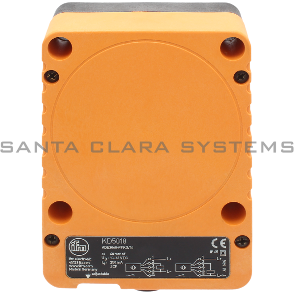 Efector KD5018 Capacitive Sensor | KDE3060-FPKG/NI Product Image