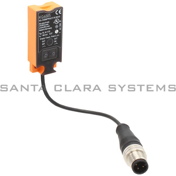 Efector KQ6005 Capacitive Sensor | KQ-3120NFPKG/2T/0.1M/US Product Image