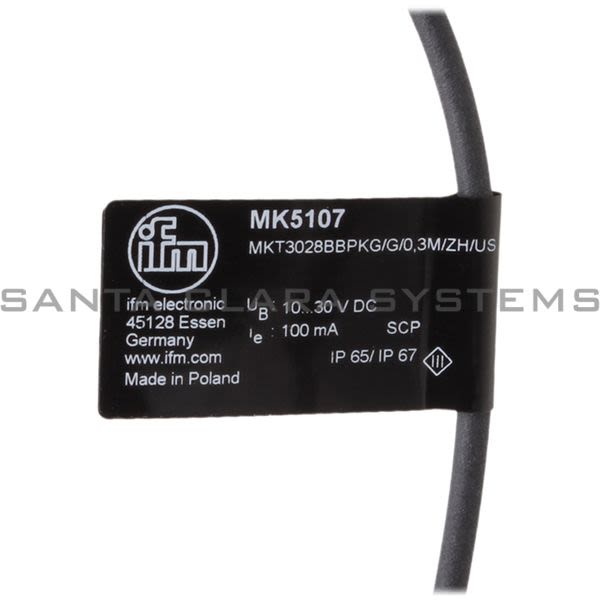 Efector MK5107 T-slot Cylinder Sensor | MKT3028BBPKG/G/0.3M/ZH/US Product Image