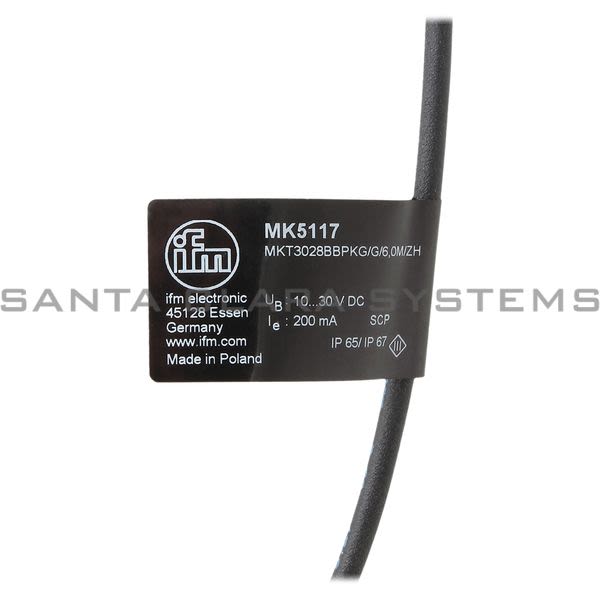 Efector MK5117 T-slot Cylinder Sensor | MKT3028BBPKG/G/6,0M/ZH Product Image