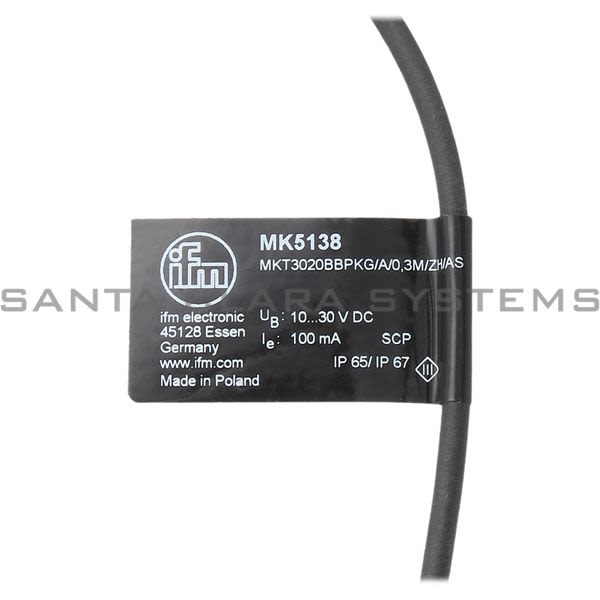 Efector MK5138  Cylinder Sensor | MKT3020BBPKG/A/0.3M/ZH/AS Product Image