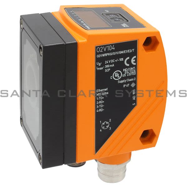 Efector O2V104 Object Inspection Sensor | O2VWRPKG/O/V/GM/E1/E2/T Product Image