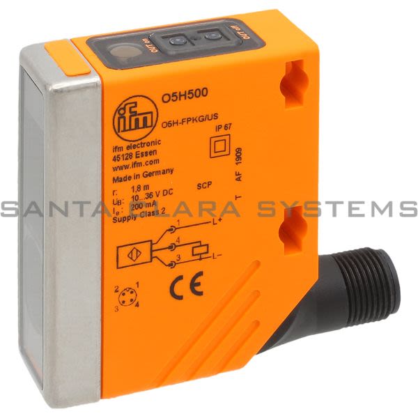 Efector O5H500 Diffuse Sensor | O5H-FPKG/US100 Product Image