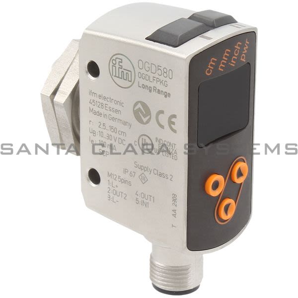Efector OGD580 Laser Sensor | OGDLFPKG/IO-LINK/US Product Image