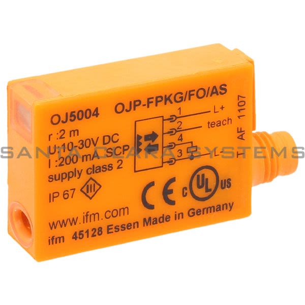 Efector OJ5004 Retro-reflective Sensor | OJP-FPKG/FO/AS Product Image