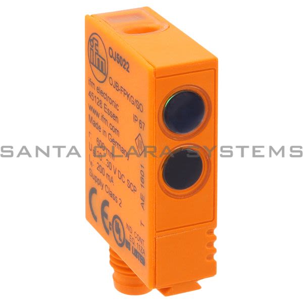 Efector OJ5022 Diffuse Reflection Sensor | OJB-FPKG/SO/AS Product Image