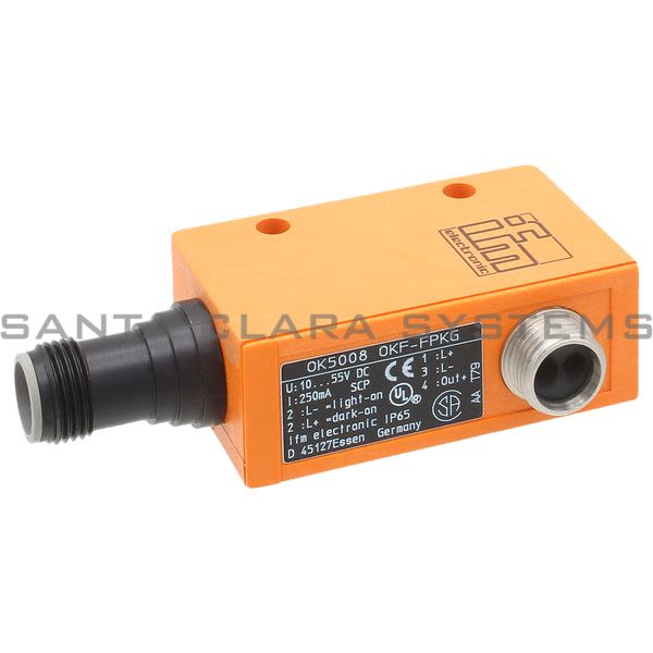 Efector OK5008 Fiber-Optic Amplifier | Okf-FPKG/US-100-DPF Product Image