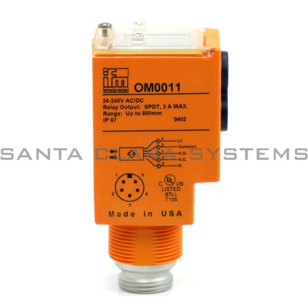 Efector OM0011  Fiber Optic Amplifier | OMF-FKOW/T/LS-500 Product Image