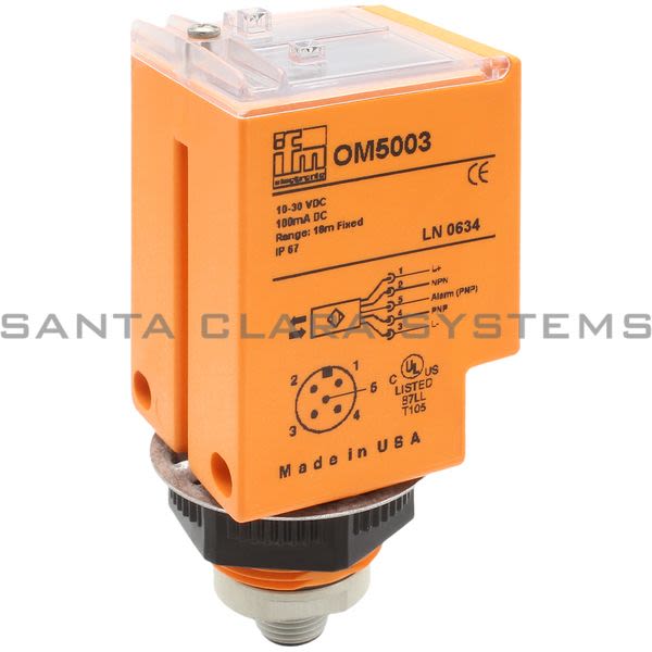 Efector OM5003  Retro-reflective Sensor | OMP-FCKG/US-100 Product Image