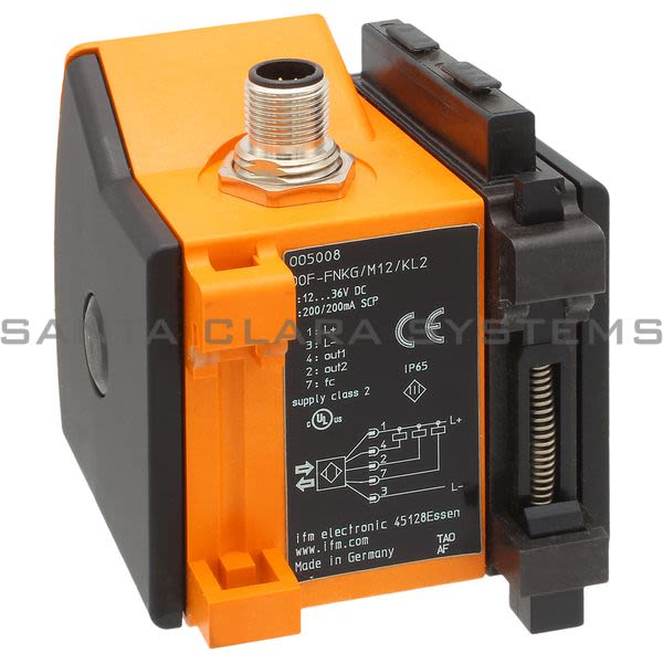 Efector OO5008  Fiber Optic Amplifier | OOF-FNKG/M12/KL2 Product Image