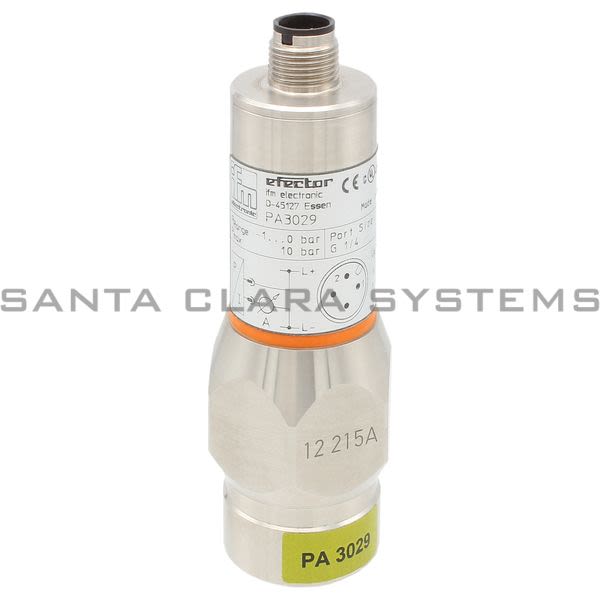 Efector PA3029  Pressure Sensor | PA-0-1-RBR14-A-ZVG/US/ /V Product Image