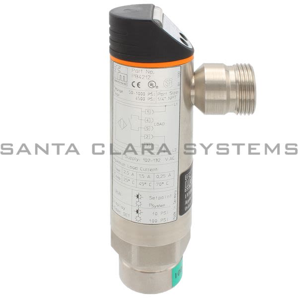 Efector PB4212 Pressure Sensor | PB-100PSBN14-Hfbow/LS/ /V Product Image