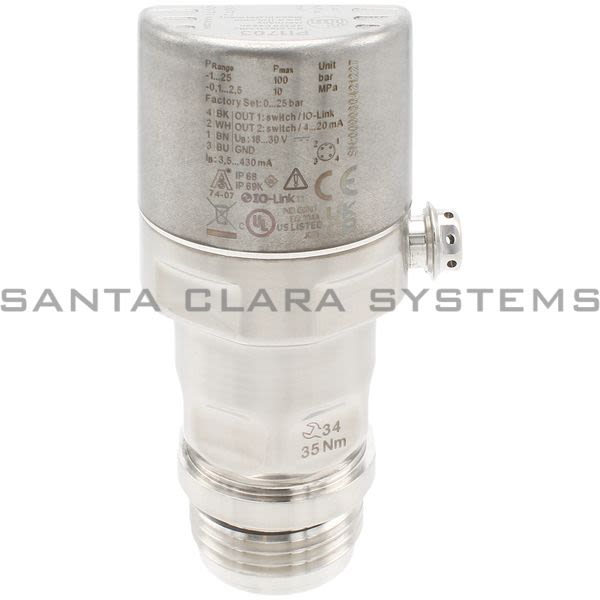 Efector PI1703 Flush Pressure Sensor with Display Product Image