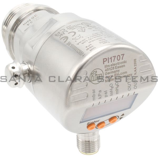 Efector PI1707 Flush Pressure Sensor with Display Product Image