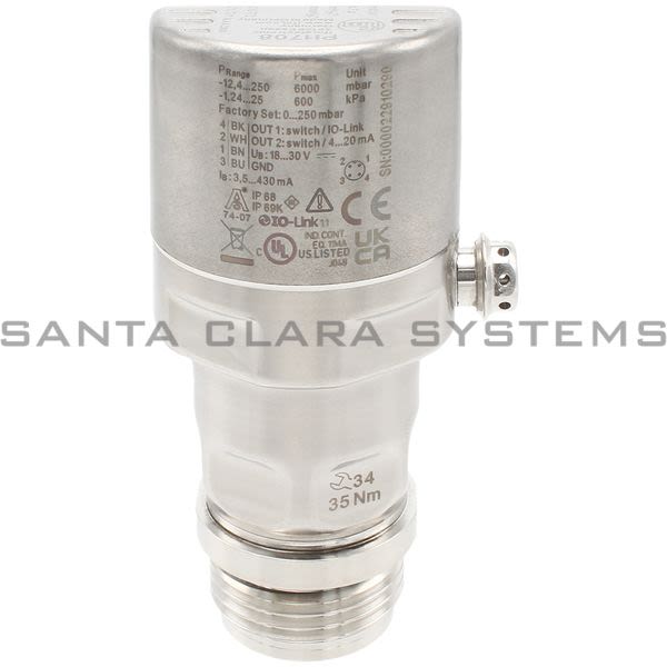 Efector PI1708 Pressure Sensor Product Image