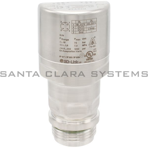 Efector PI2714  Flush Pressure Sensor | PI-016-REA01-MFRKG/US/ /P Product Image