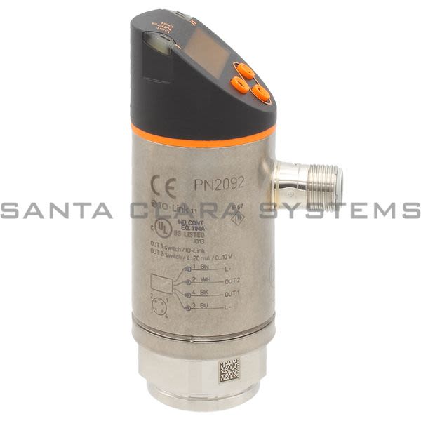 Efector PN2092 Pressure Sensor | PN-100-SER14-MFRKG/US/ /V Product Image