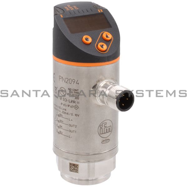 Efector PN2094 Pressure Sensor | PN-010-RER14-MFRKG/US/ /V Product Image