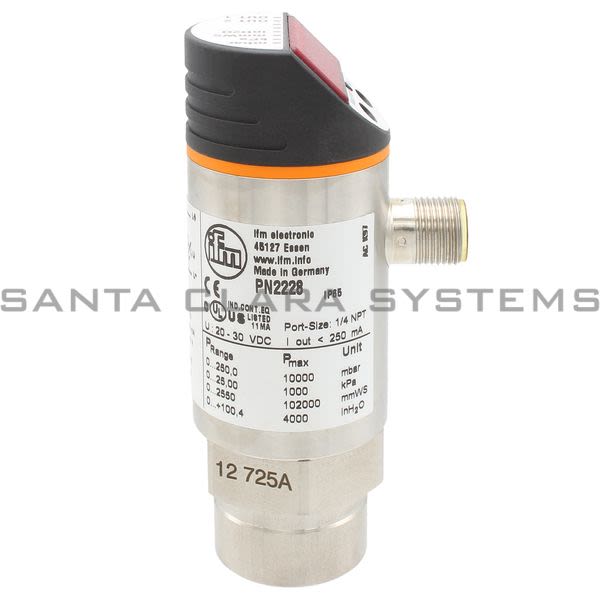 Efector PN2228 Pressure Sensor | PN-,25-RBN14-MFRKG/US/ /V Product Image