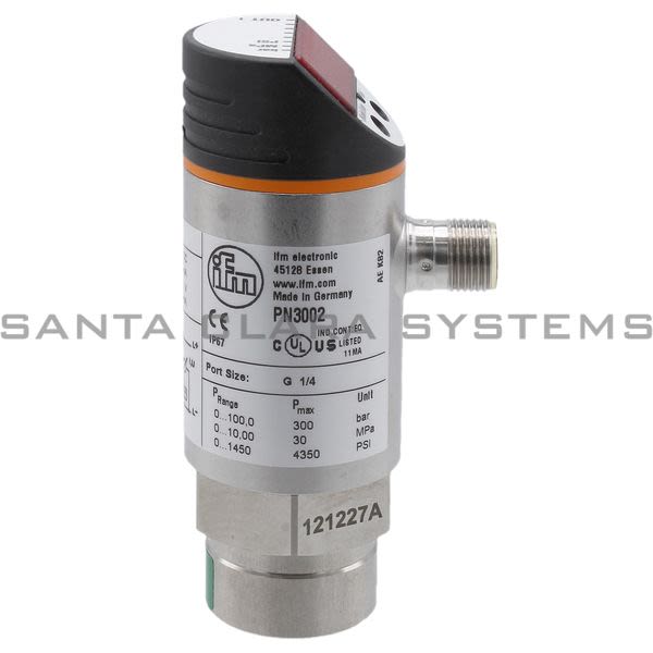 Efector PN3002 Pressure Sensor | PN-100-SBR14-MFPKG/US/ /V Product Image