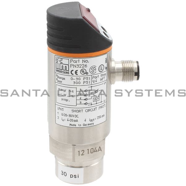 Efector PN3226 Pressure Sensor | PN-003PRBN14-KFPKG/US/ /V Product Image