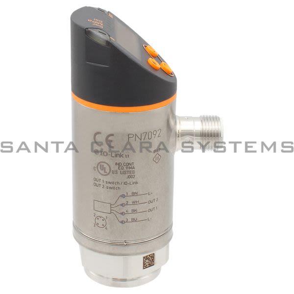 Efector PN7092 Pressure Monitor | PN-100-SER14-QFRKG/US/ /V Product Image