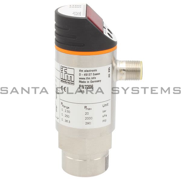 Efector PN7206 Pressure Sensor | PN-2.5-RBN14-QFRKG/US/ /V Product Image