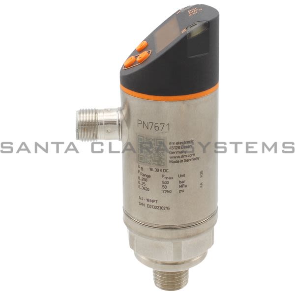 Efector PN7671 Pressure Sensor | PN-250-SEN14-QFRKG/US/ /V Product Image