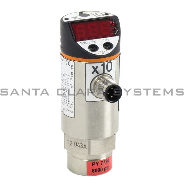 Efector PY7720 Pressure Monitor | PY-600PSBR14-QFPKG/US/ /V Product Image