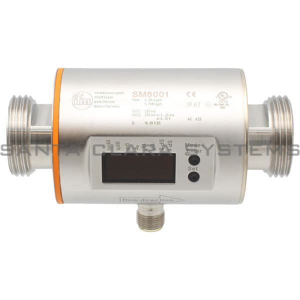 Efector SM8001 Flow Meter | SMR11GGXFRKG/US-100 Product Image