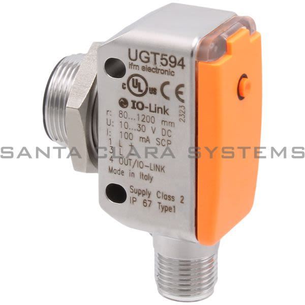Efector UGT594 Ultrasonic Sensor | UGQ01200EOKG/IO-Link/US Product Image