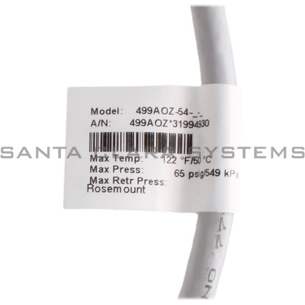 Emerson 499AOZ-54 Dissolved Ozone Sensor Product Image