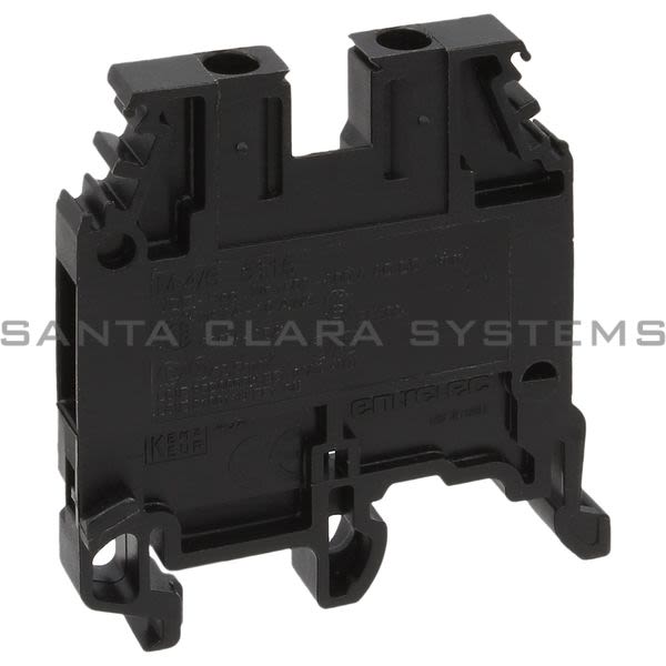 Entrelec 105.031.14 Terminal Block (Black) m 4/6 5116 Product Image