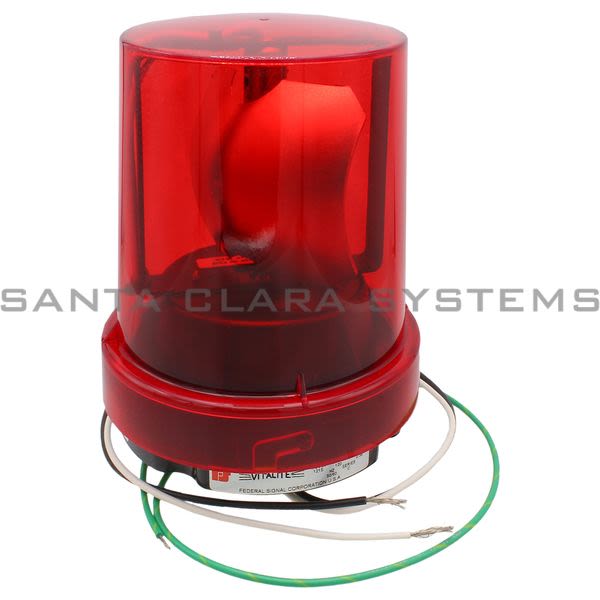 Federal Signal 121S-120R Beacon Warning Light | Red Vitalite Product Image