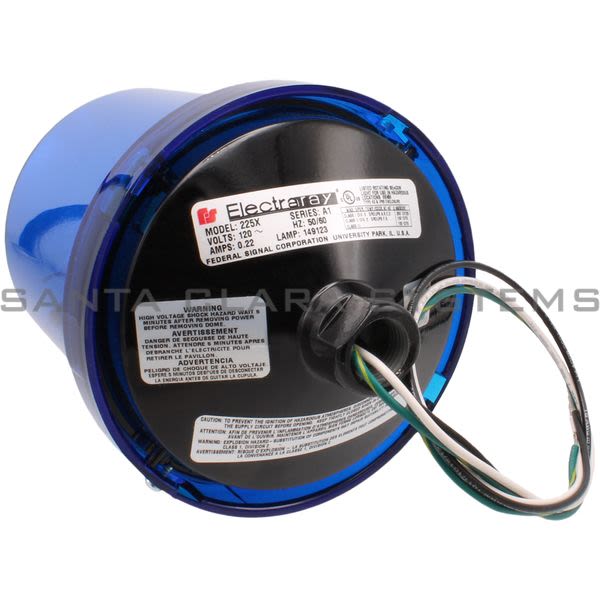 Federal Signal 225X-120B Electraray Incandescent Rotating Light Product Image