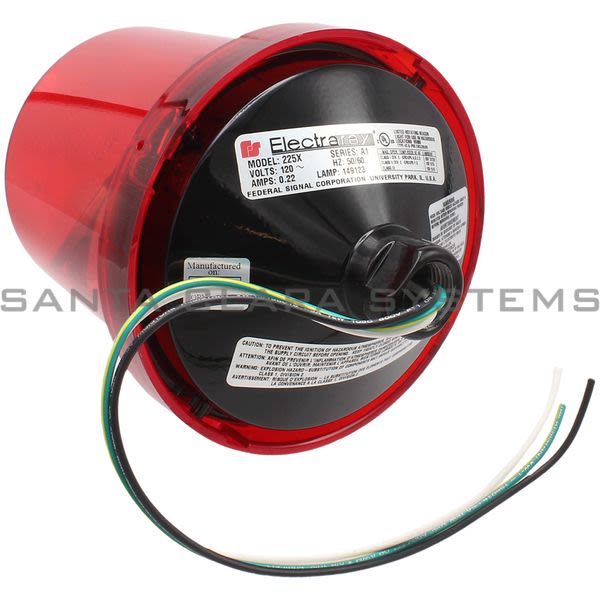 Federal Signal 225X-120R Electraray Incandescent Rotating Light  Product Image