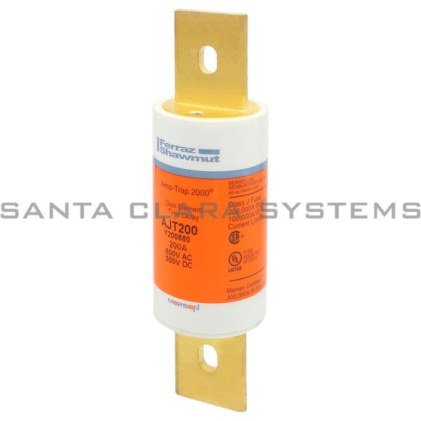 Ferraz Shawmut AJT200 Fuse Dual Element Time Delay 200A/ 600VAC/ 500VDC Product Image