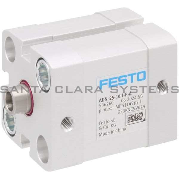 Festo ADN-25-10-I-P-A Compact Air Cylinder Product Image