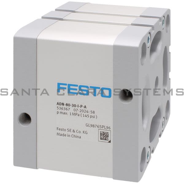 Festo ADN-80-30-I-P-A Compact Air Cylinder Product Image