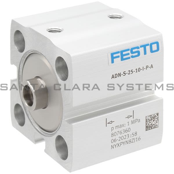 Festo ADN-S-25-10-I-P-A Compact Air Cylinder Product Image