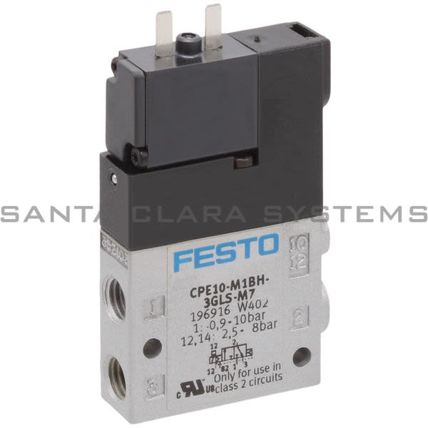 Festo CPE10-M1BH-3GLS-M7 Air Solenoid Valve Product Image