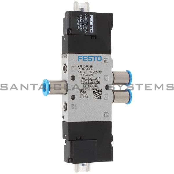 Festo CPE10-M1BH-5-3G-QS6-B Air Solenoid Valve Product Image