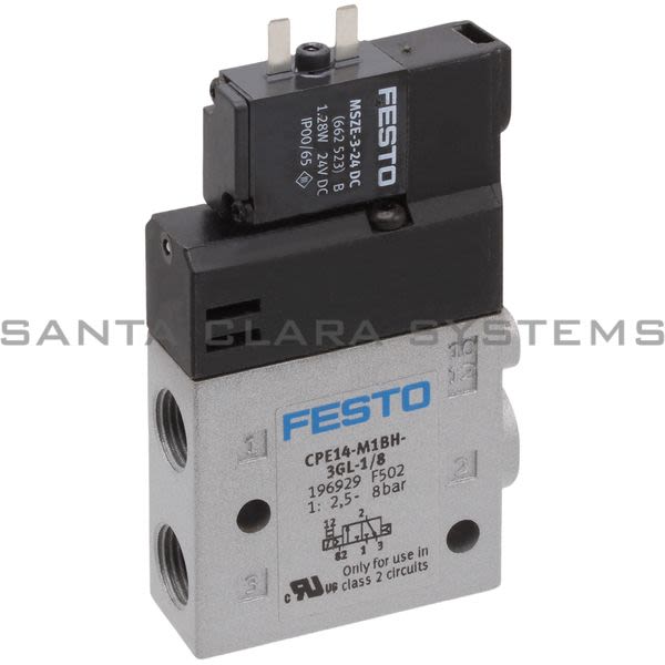 Festo CPE14-M1BH-3GL-1-8 Air Solenoid Valve Product Image