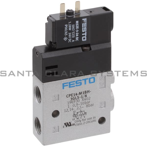 Festo CPE14-M1BH-3GLS-1-8 Air Solenoid Valve Product Image