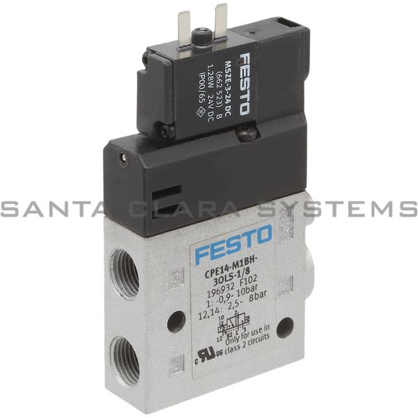 Festo CPE14-M1BH-3OLS-1/8  Air Solenoid Valve Product Image
