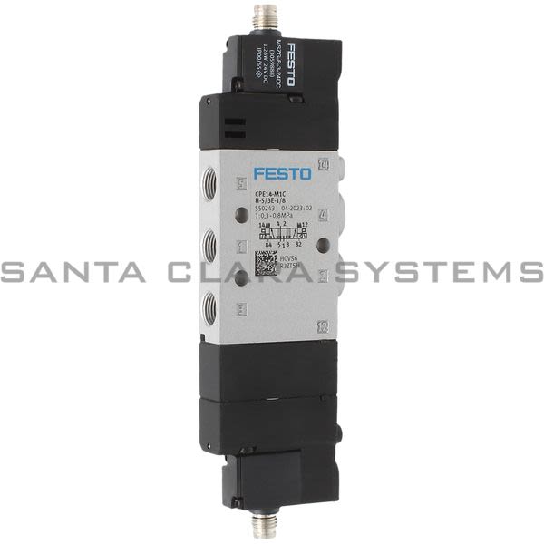 Festo CPE14-M1CH-5-3E-1-8 Air Solenoid Valve Product Image