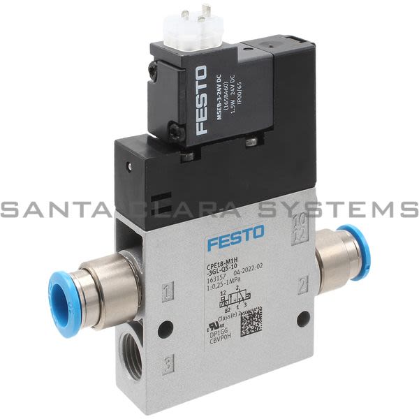 Festo CPE18-M1H-3GL-QS-10 Air Solenoid Valve Product Image
