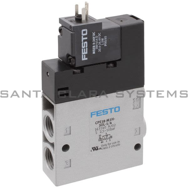Festo CPE18-M1H-3OL-1-4 Air Solenoid Valve Product Image