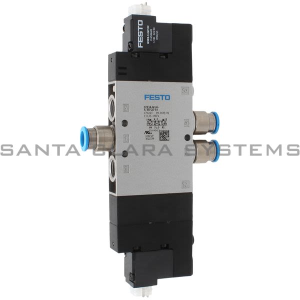 Festo CPE18-M1H-5-3B-QS-10 Air Solenoid Valve Product Image